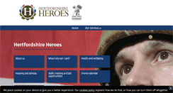 Desktop Screenshot of hertfordshireheroes.org